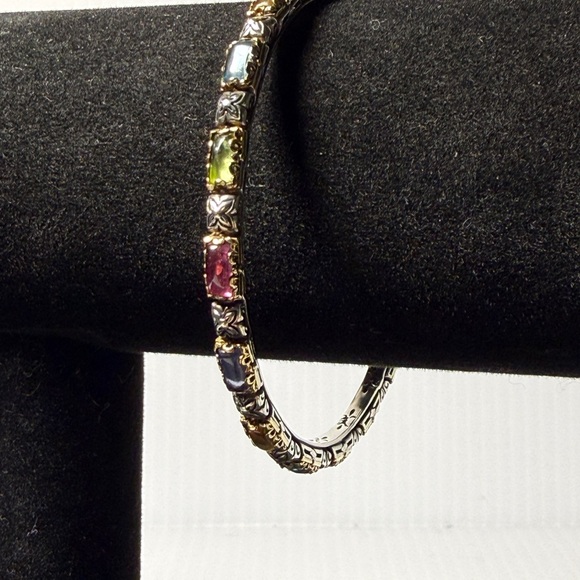 Konstantino Silver Bracelet with Multicolor Gemstones - Picture 10 of 11